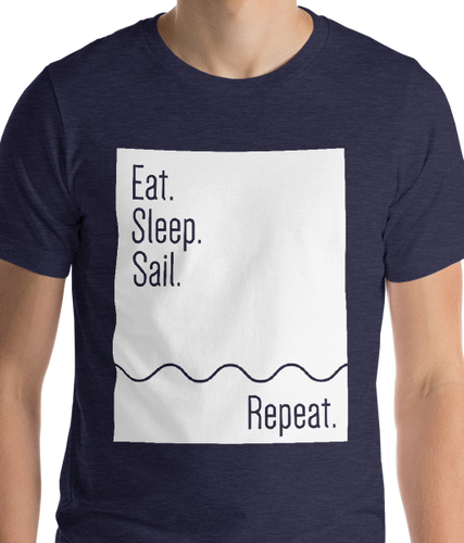 Eat. Sleep. Sail. Repeat. | Men's Premium T-shirt