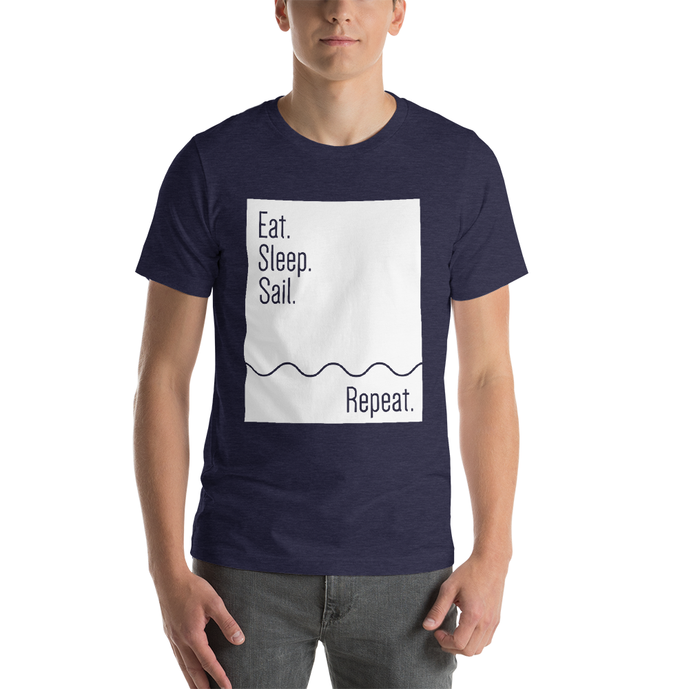 Eat. Sleep. Sail. Repeat. | Men's Premium T-shirt