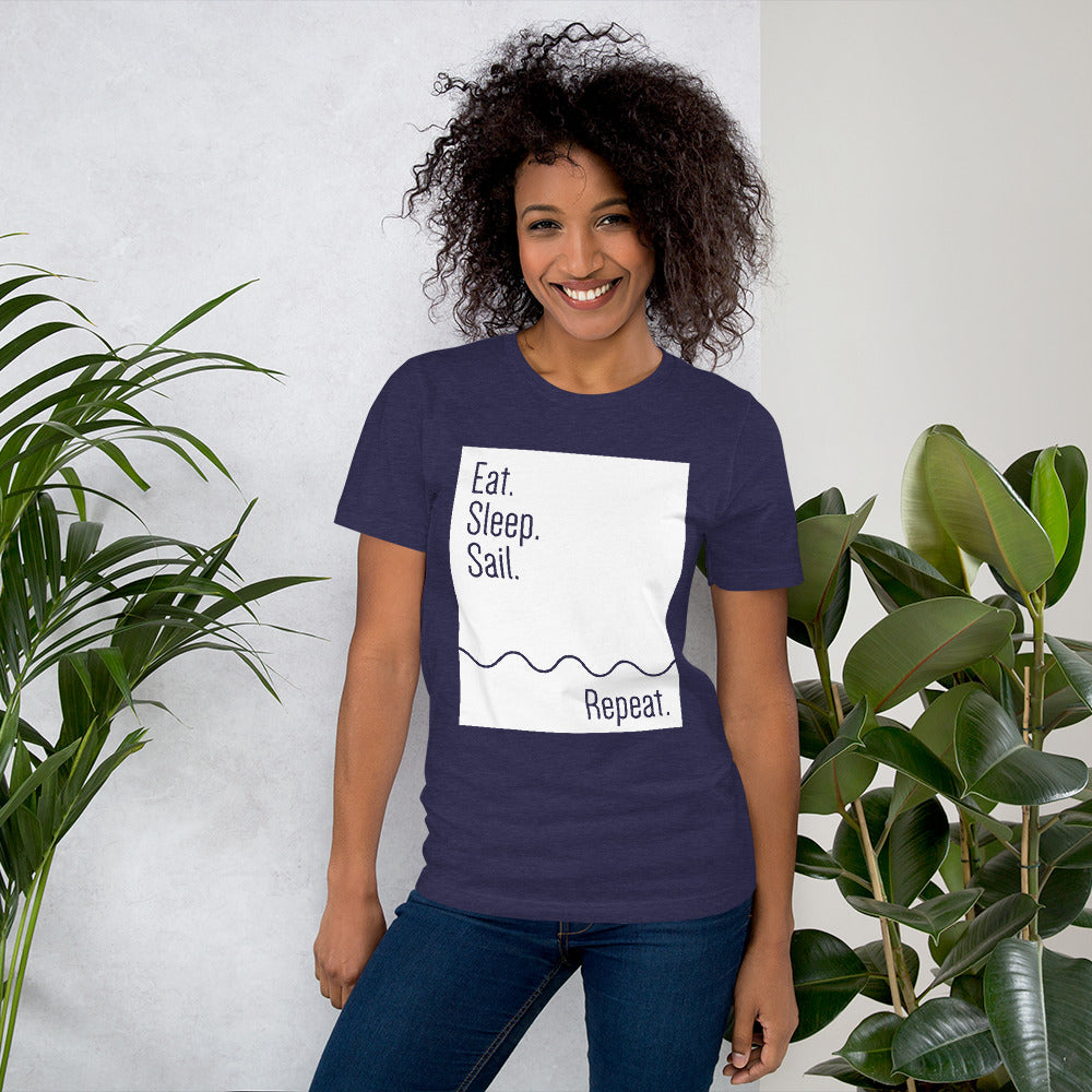 Eat. Sleep. Sail. Repeat. | Women's Premium T-shirt